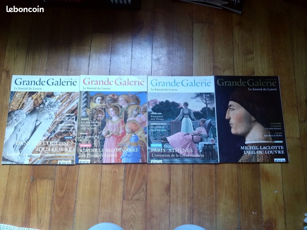Lot des 4 revues 2021 de Grande Galerie (image 1)