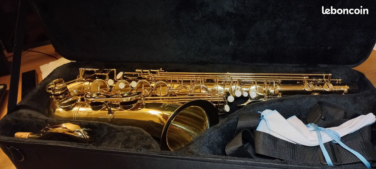 BetterSax Saxophone ténor classique – Instrument de qualité BetterSax Saxophone ténor classique – Instrument de qualité
