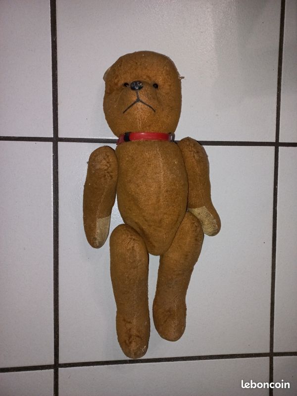 Ancien Ours En Peluche De Collection - Ours Vintage