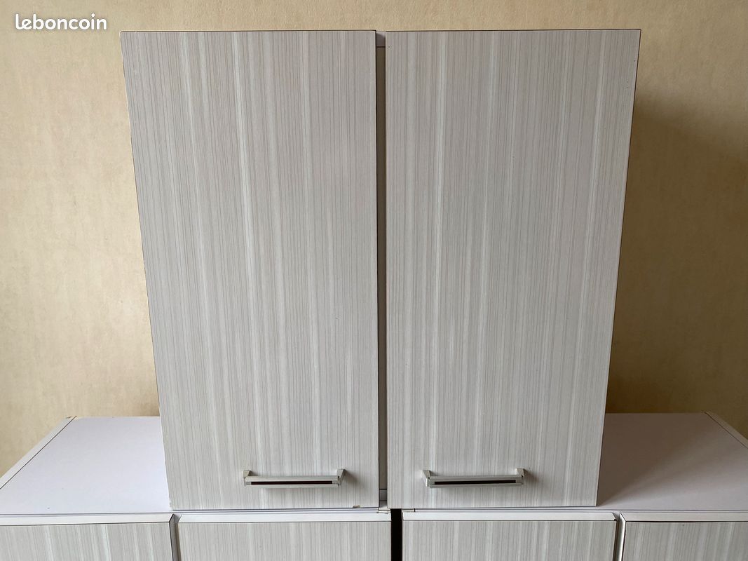 Lot de 3 armoires murales en Formica (image 2)