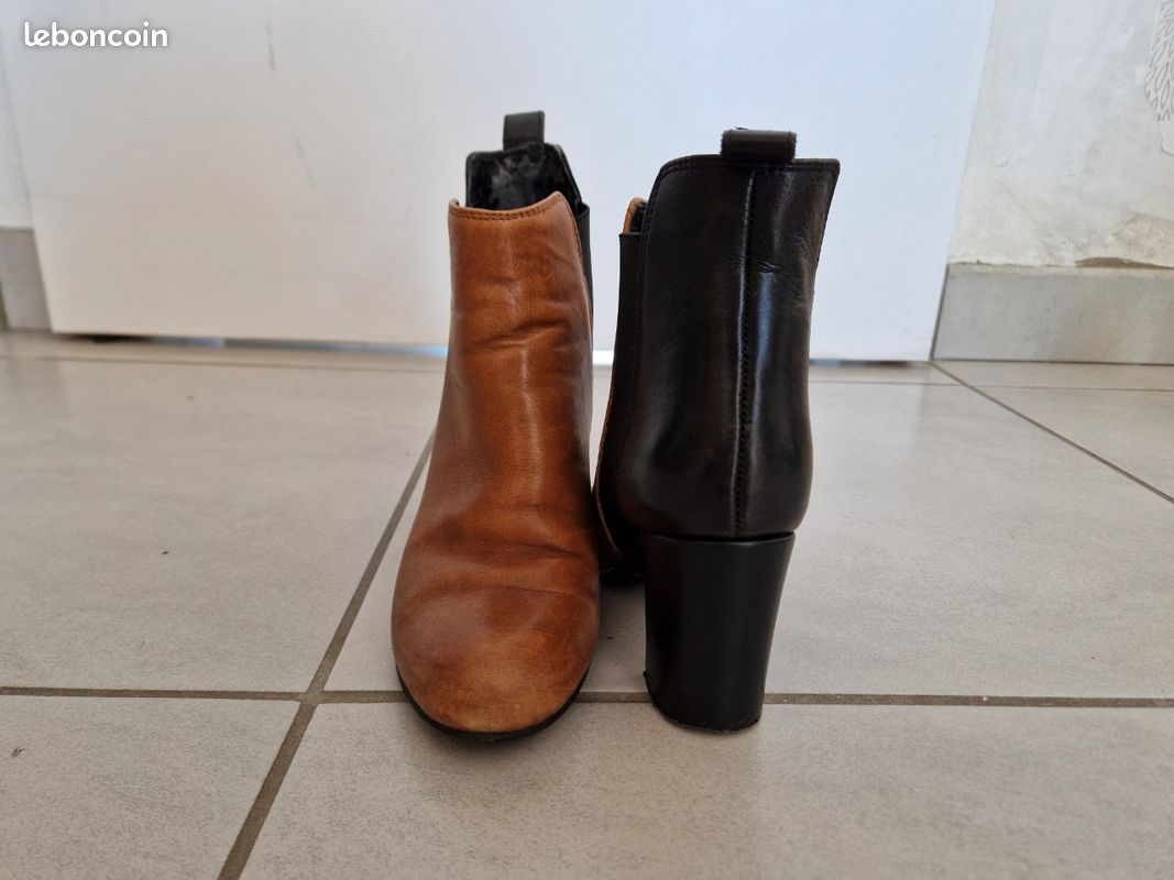 Bottines bicolore (image 2)