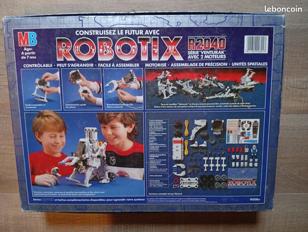 Jeu De Société Vintage MB Robotix – Coffret R2040 Années 80