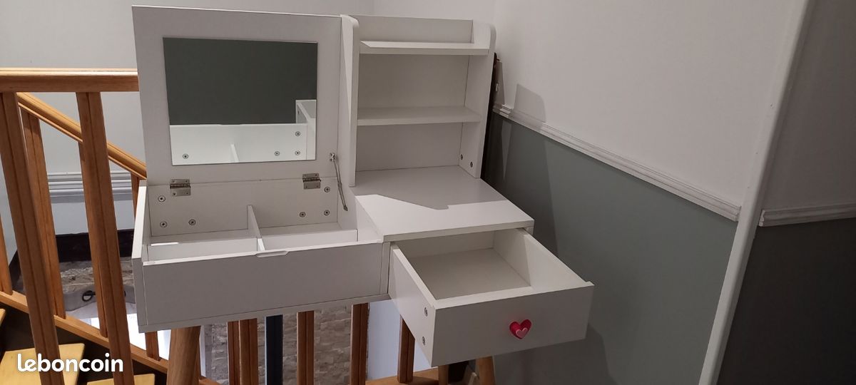 Coiffeuse + tabouret (image 3)