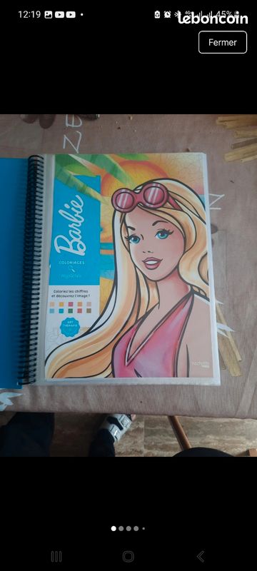 Coloriage Mystère Barbie (image 1)