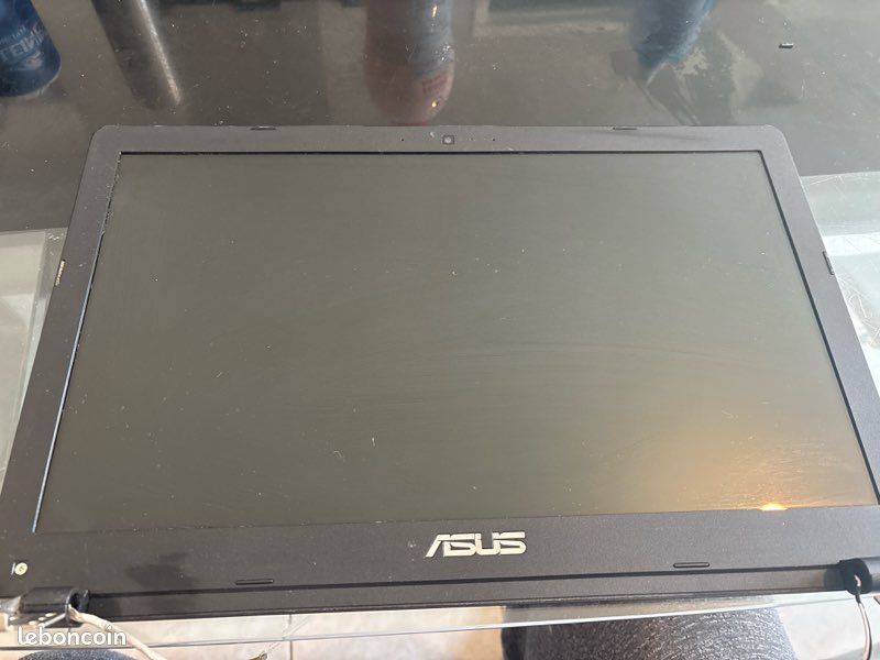 Ecran plasturgie charnieres Asus X52s occasion bon état avec inverter