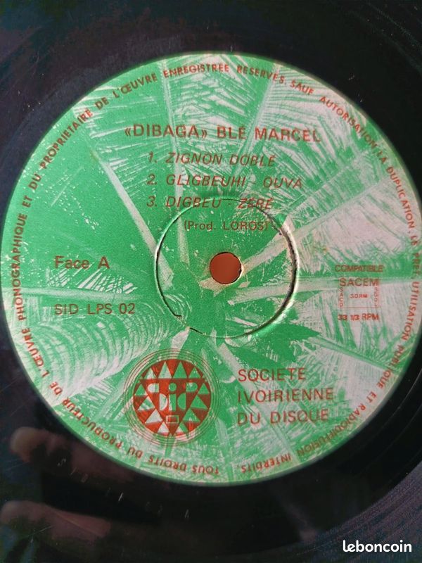 Dibaga Blé Marcel – Dibaga – vinyle LP ivoirien rare 1978 SID Records - roi du zouglou (image 7)