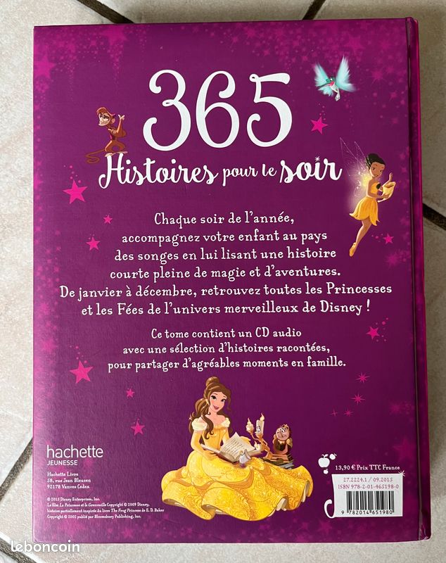 Livre Disney 365 histoires du soir (image 2)