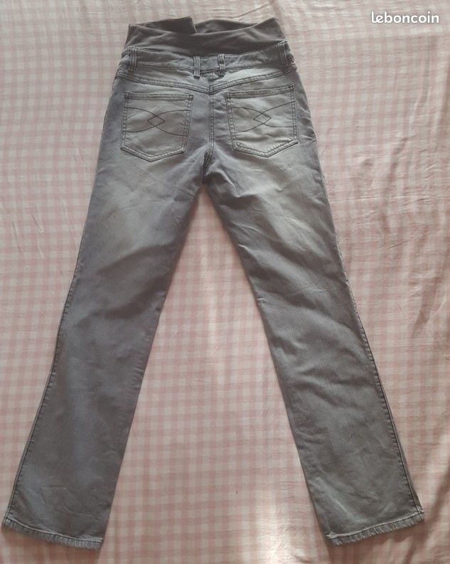 Jeans de grossesse GRIS (image 2)