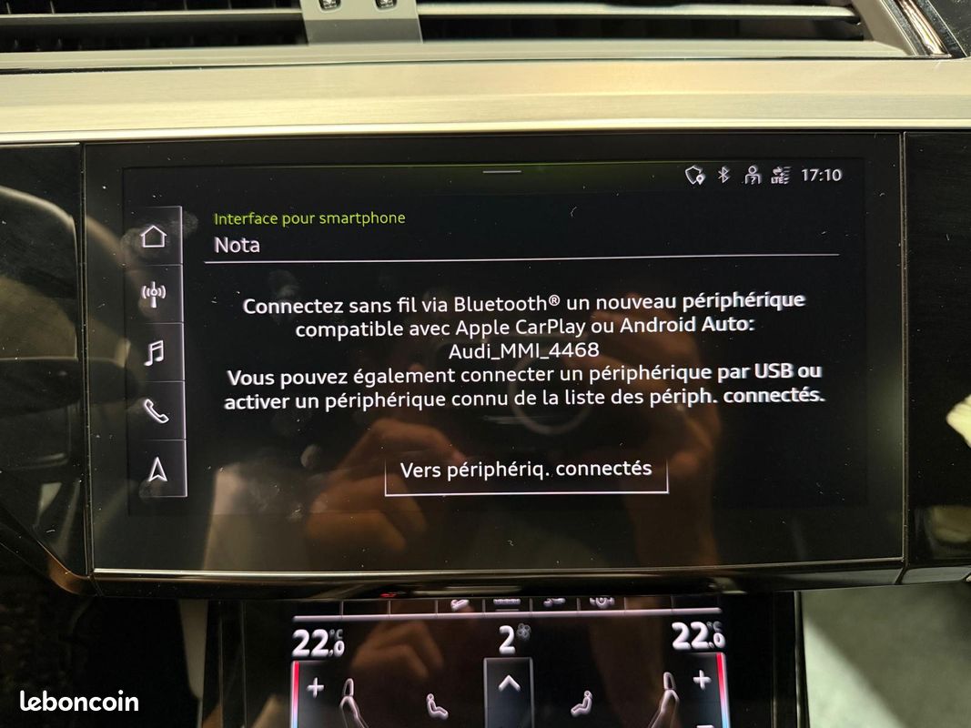 AUDI E-TRON 55 114KWH QUATTRO S LINE SIÈGES ÉLECTRIQUES CHAUFFANTS RÉGULATEUR ADAPTATIF CAMÉRa 360 (image 40)