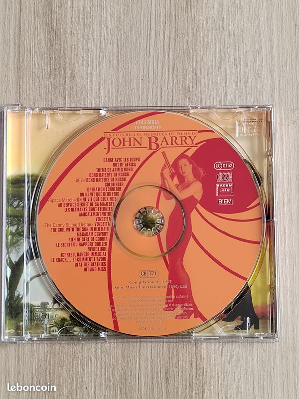 CD les plus belles musiques de John Barry (image 4)