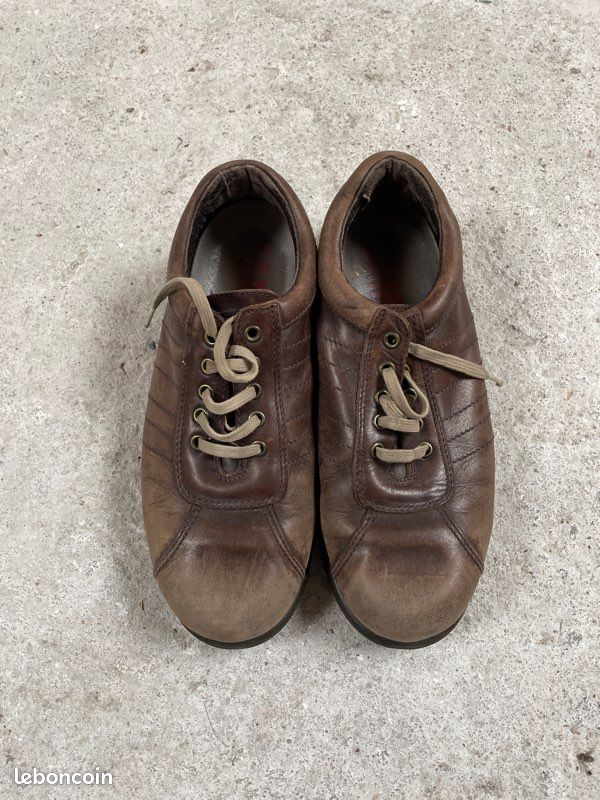 Chaussures de ville en cuir marron Camper (image 1)
