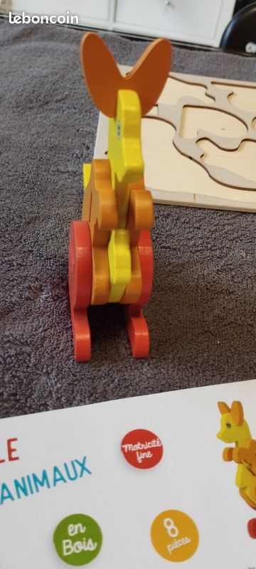 Lot de 2 puzzles 3D en bois (image 6)