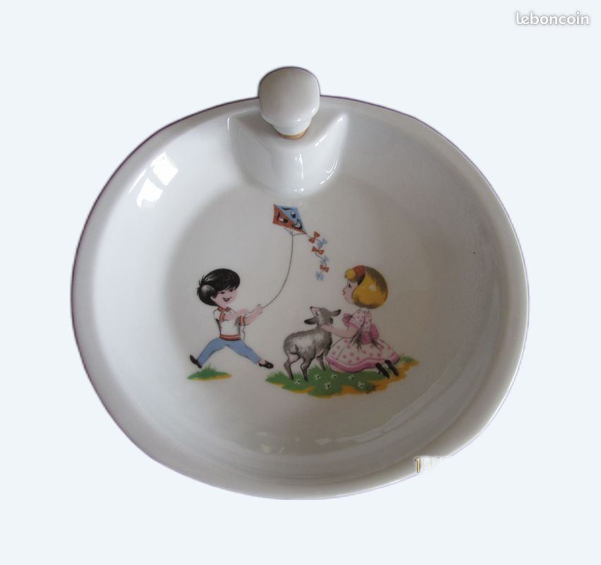 Assiette bébé avec réservoir eau chaude GROTTI (image 1)