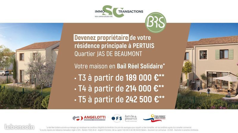 Maison 5 pièces 96 m² · à Pertuis · 96 m² · 242 500 €