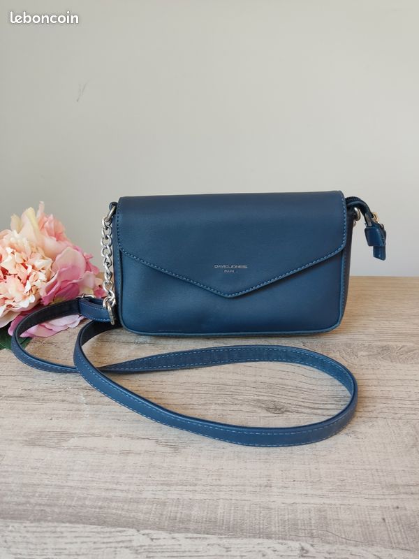 Petit sac bleu David et Jones (image 1)