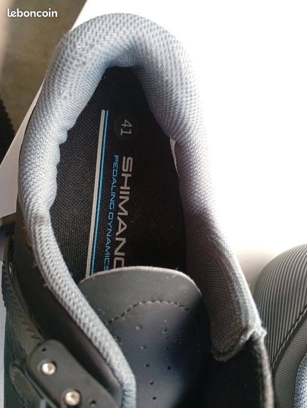 Chaussures De Vélo Route Shimano RP3 SPD-SL Avec Pédales Look Keo Easy - Taille 45 (10.5) - Neuf