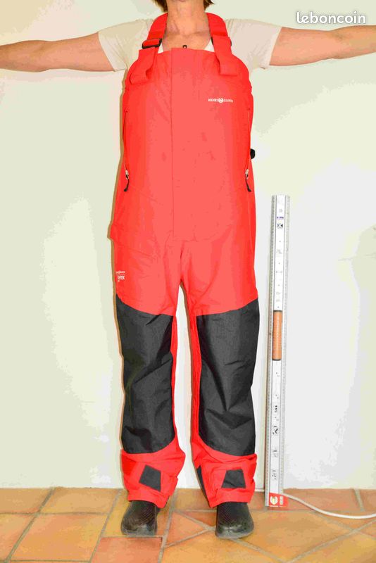 Combinaison Homme Henri Lloyd Taille XXL Rouge - Nylon, Capuche Cachée, S11675 (occasion)