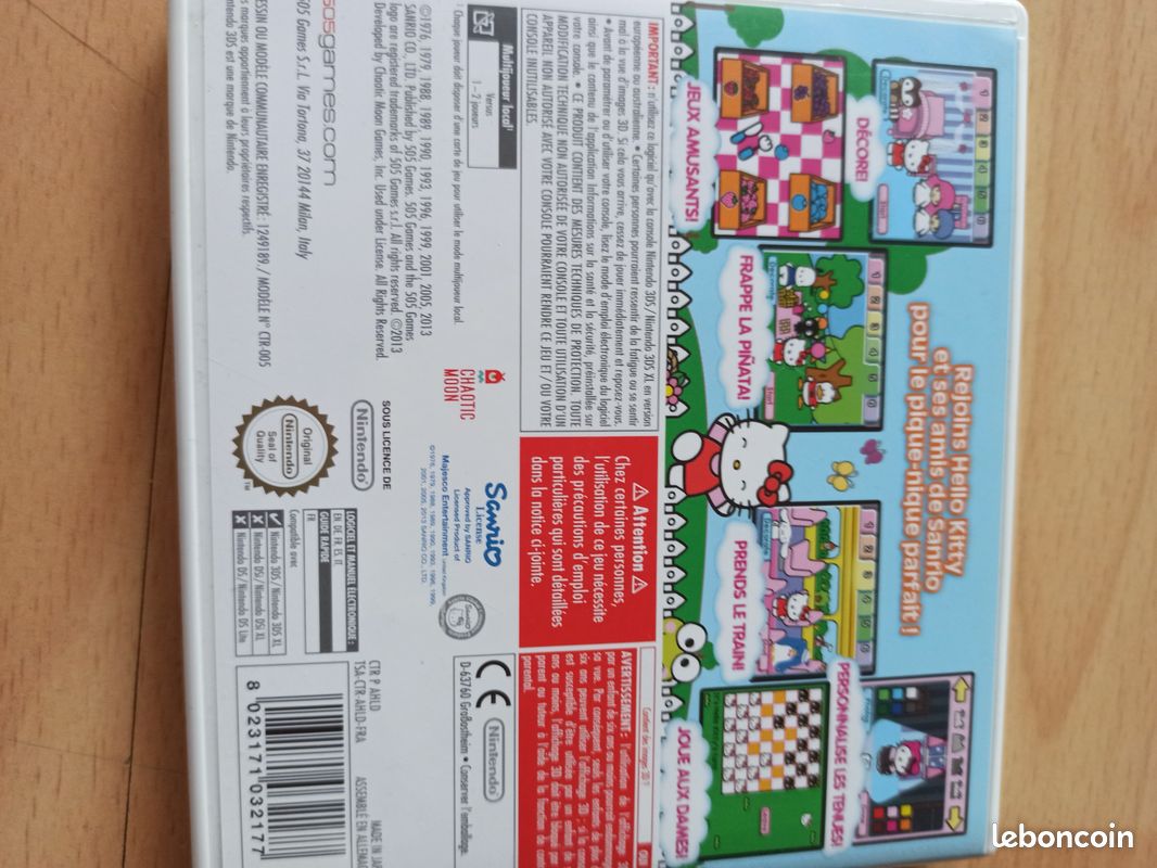 Jeu 3DS Hello Kitty picnic (image 2)