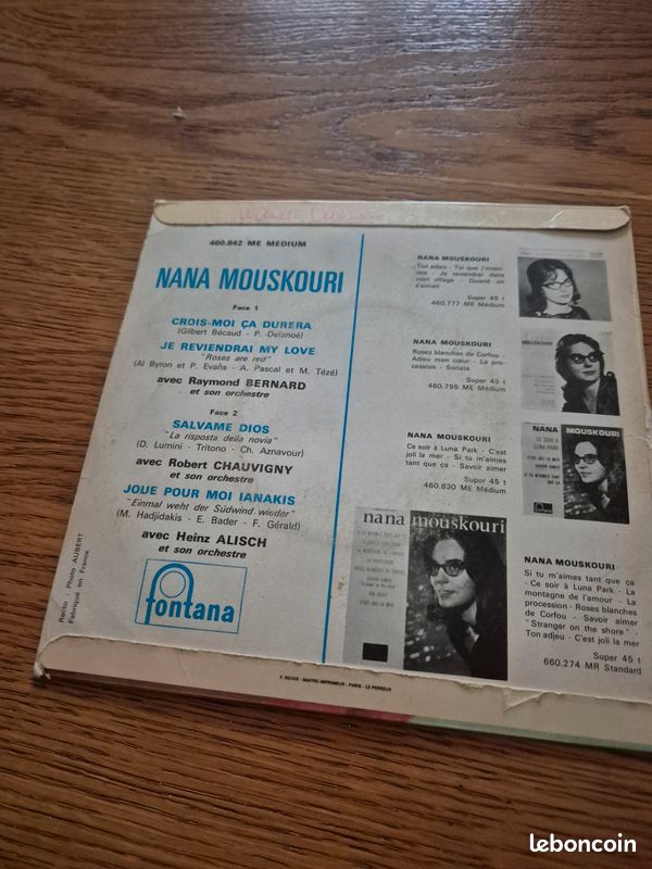 Nana mouskouri crois moi ça durera (image 3)