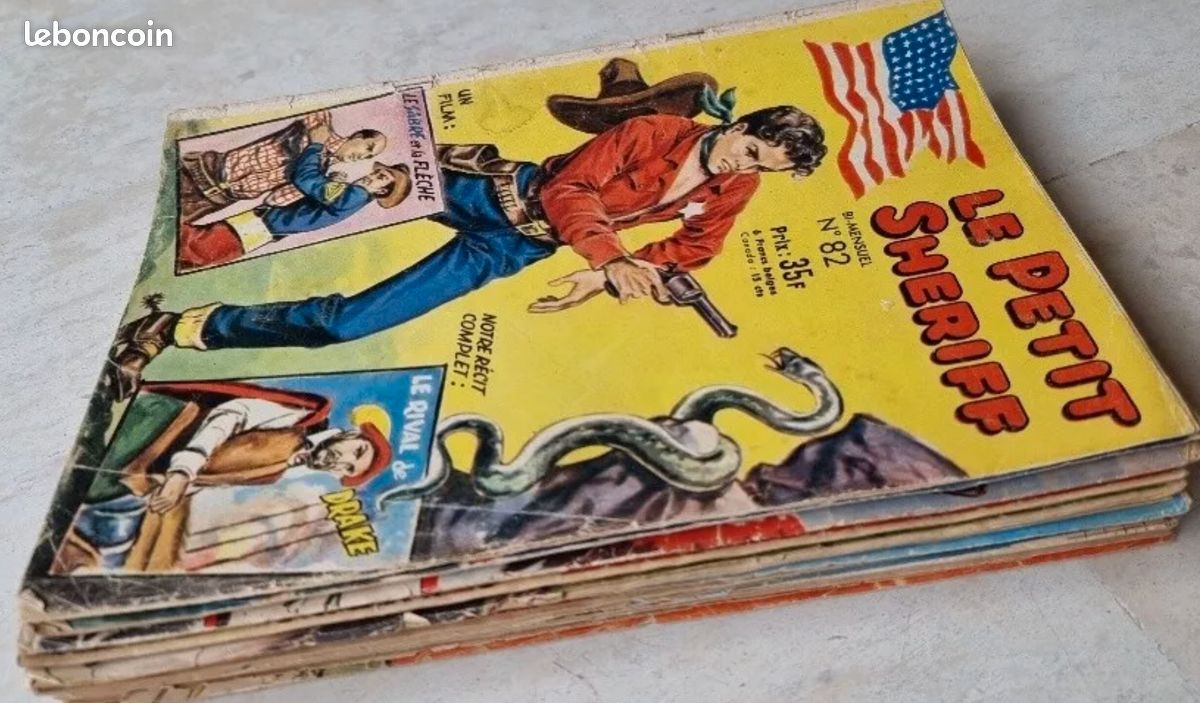 E PETIT SHERIFF lot de 13 numéros des années 53-54. Bon lot rarement proposé (image 5)