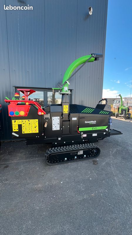 Broyeur de branches GreenMech EVO 205D – État neuf – 39 900 HT (image 1)