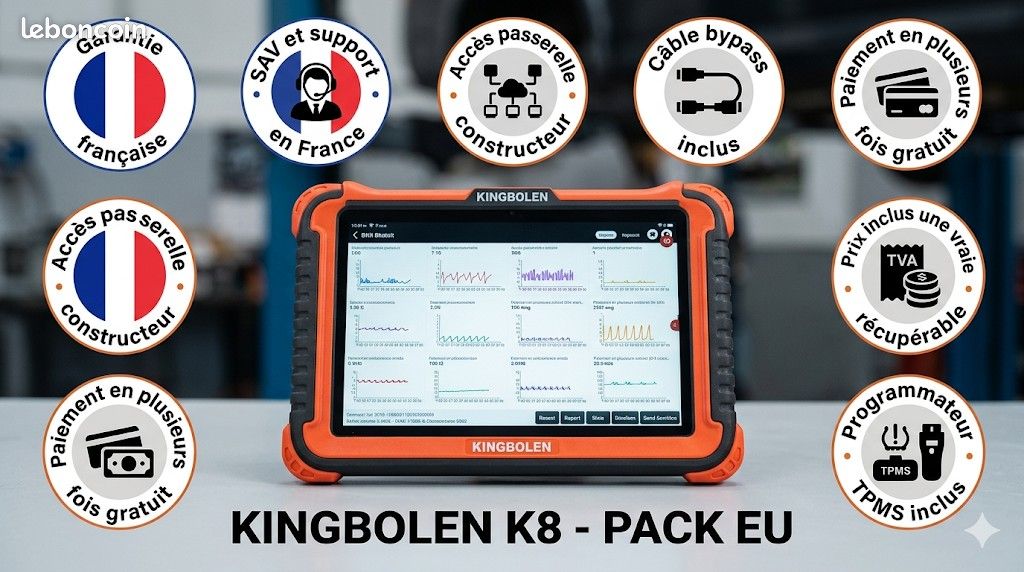 Appareil diagnostic automobile multimarque en Francais Kingbolen full (image 1)