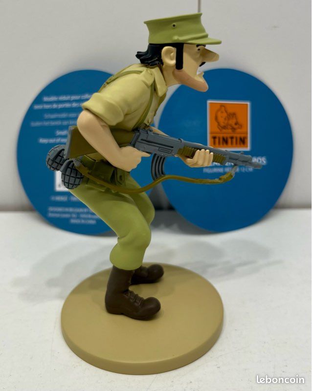 Figurine Tintin - Général Alcazar N°56 - Collection Officielle Hergé