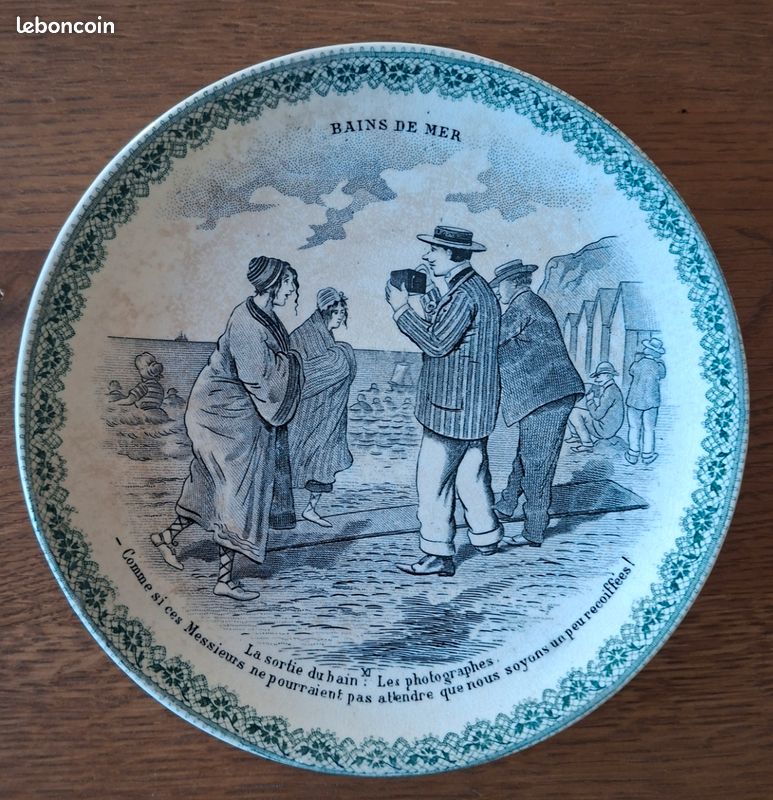 8 assiettes parlantes (Bains de Mer) (image 10)