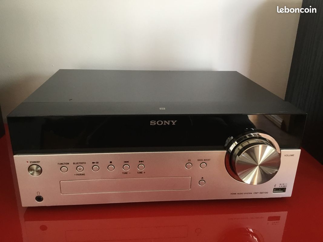 Chaine Hi-Fi Sony HCD-GS10 Avec Adaptateur Bluetooth – CD/MP3 (Occasion)