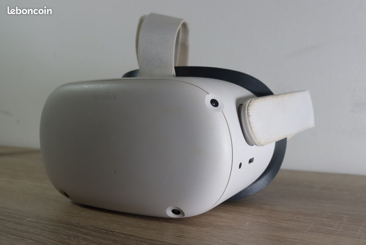 Meta Quest 2 - Lot De 2 Casques VR 256 Go Blanc - Réalité Virtuelle Sans PC - Écran HD, Son 3D, Contrôleurs Touch - Pour Jeux, Événements
