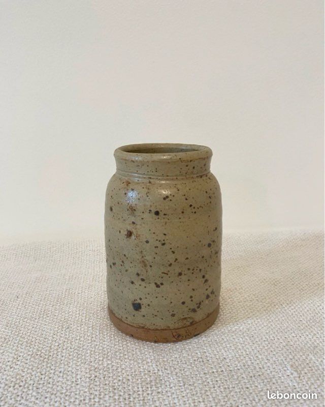 Céramique artisanale ancienne en grès – signée Tauch Cofhe (image 2)