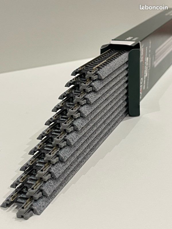 Rails Droits Kato Unitrack - 248 Mm Pour échelle N - Référence 20-000 - Neuf