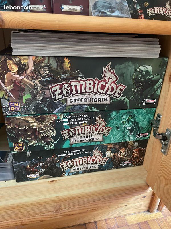 Extensions Zombicide Green Horde + Horde Box – Kickstarter Exclusives, Occasion