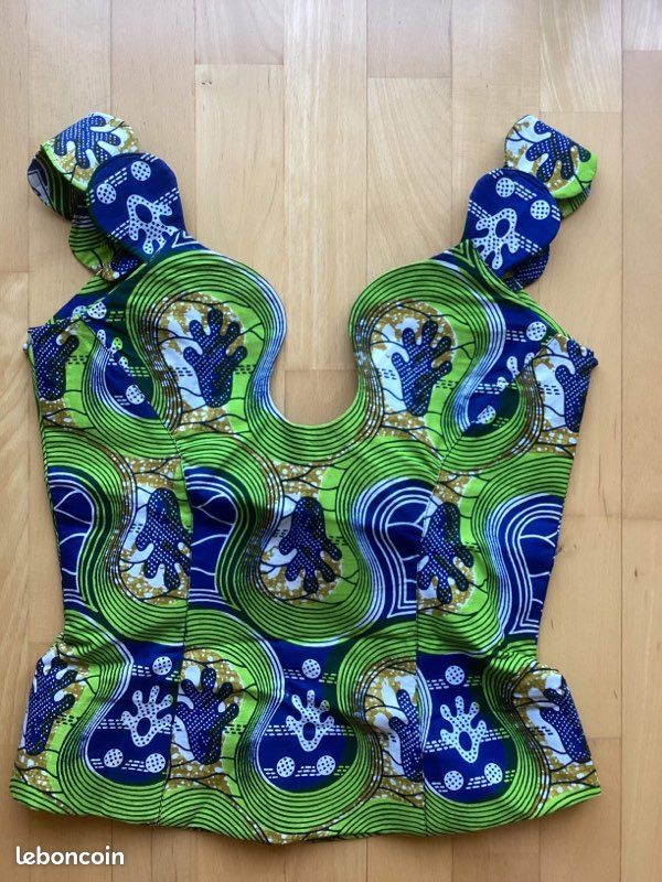 Ensemble africain en wax fait main (image 3)