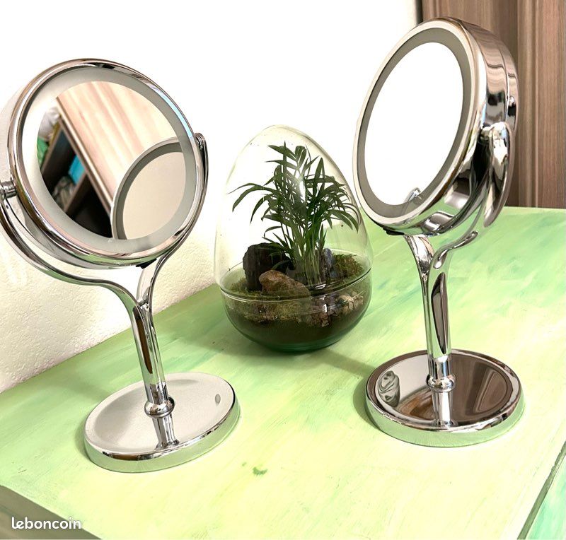 Miroir grossissant lumineux sur pied rétro éclairé X7 (image 4)
