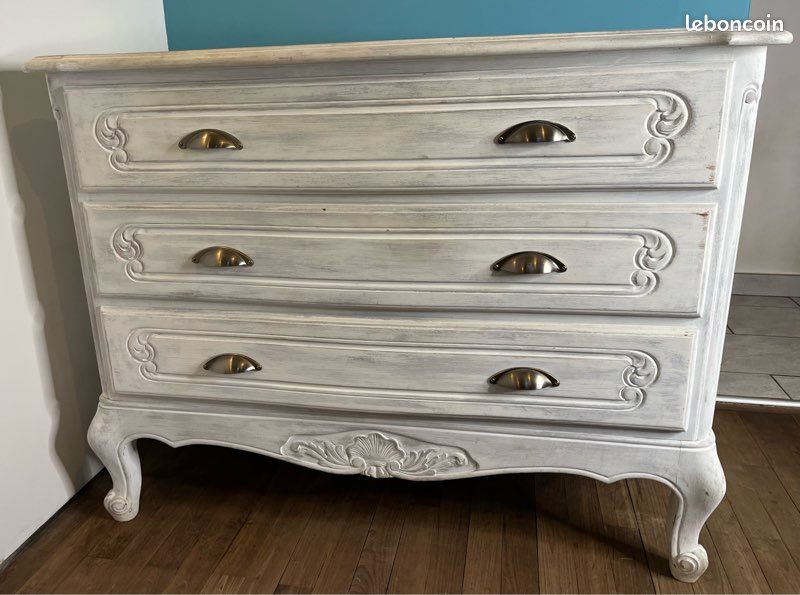 Commode De Style Louis XV Du 20ème Siècle