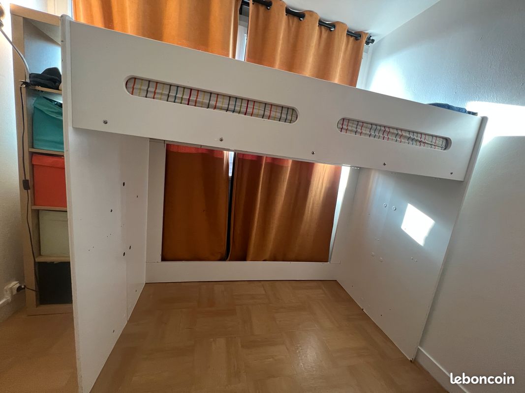 Lit enfant mezzanine 140/190 de chez Verbaudet acheté 499 vendu 70 (image 4)