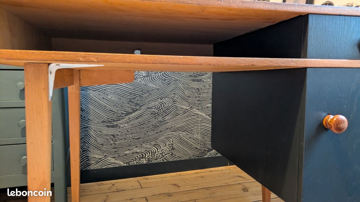 Bureau vintage relooké (image 3)