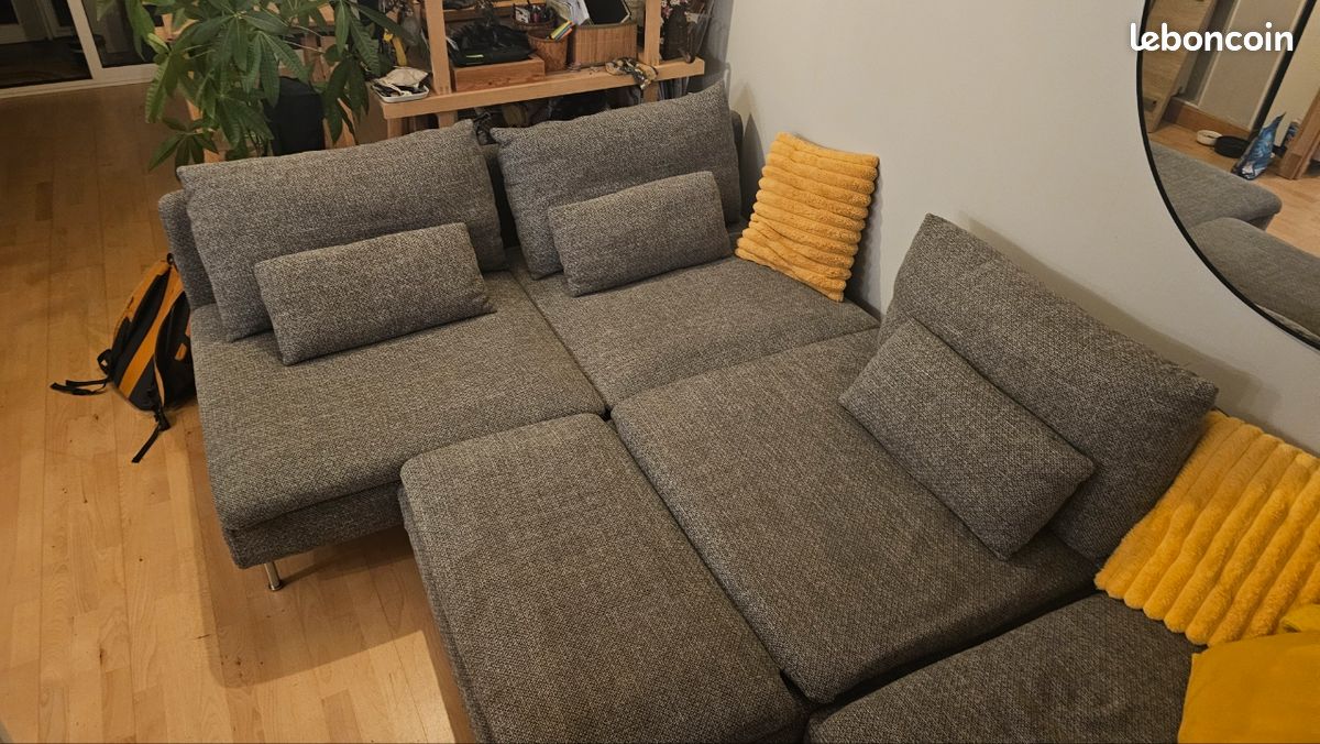 Housses canapé soderhamn ikea, module 3 places et méridienne (image 5)