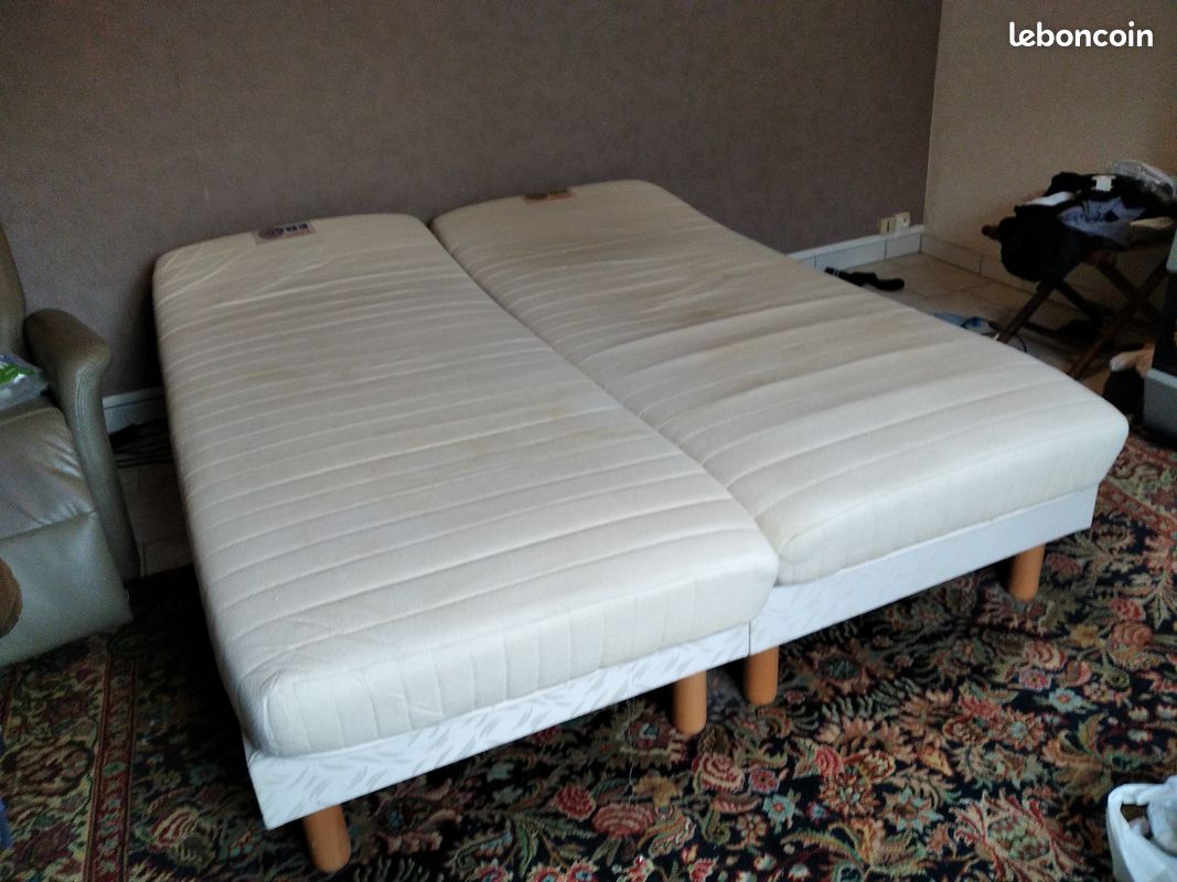 PRIX EN BAISSE: Vds lit électrique Esba sommier +matelas (image 3)