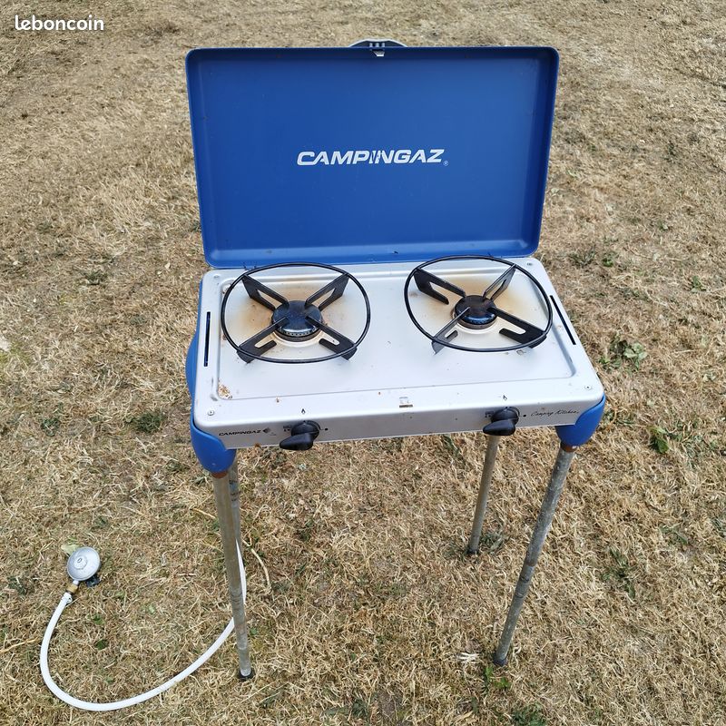 Gaz de camping + plancha /grill (image 2)