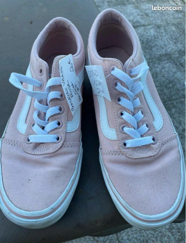 Turquoise Soulier Vans Rose Et Blanc Ou Bleu Chaussure Vans Rose