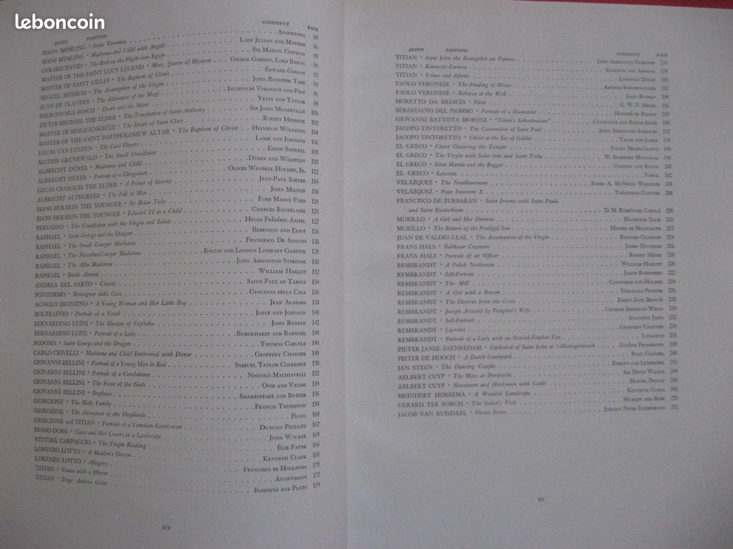 Livre d'art;peinture;"A Pageant of Painting";première édition;1966 (image 7)