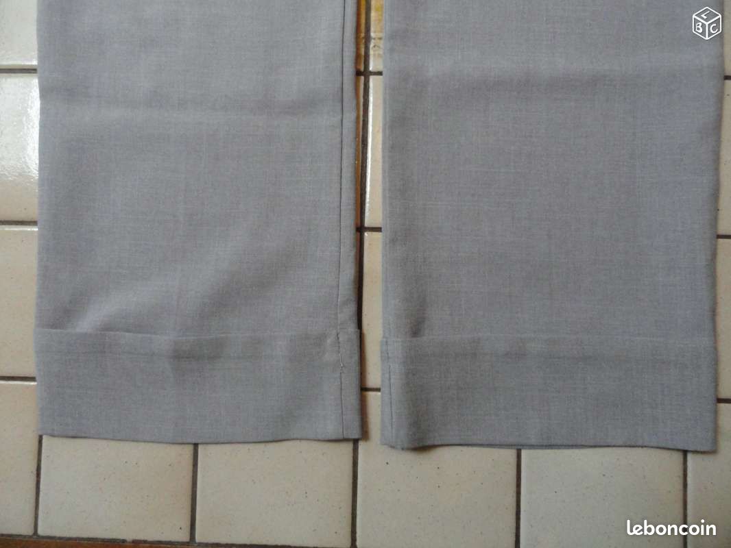 Pantalon gris femme Toile NEW LONDON Taille 40 (image 3)