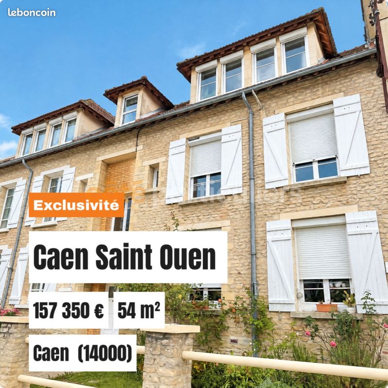Appartement 3 pièces 54 m² · à Caen · 54 m² · 157 350 €