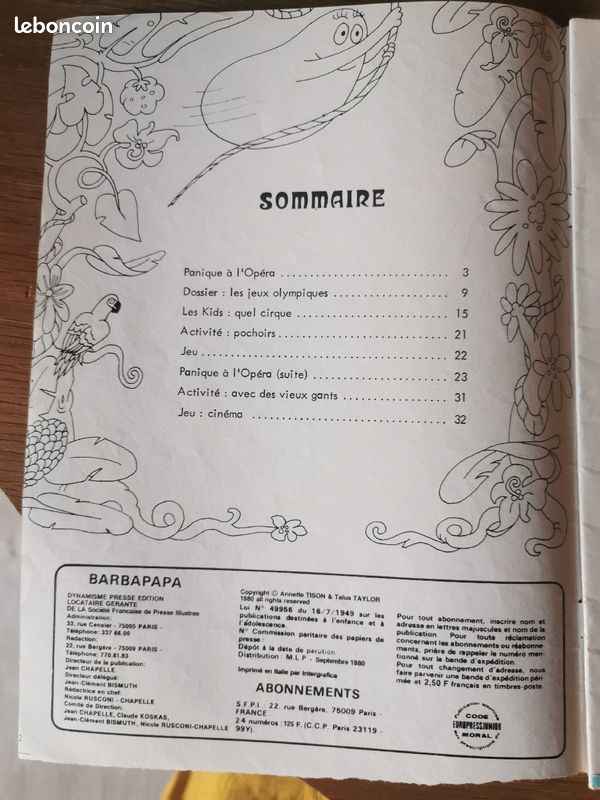 Magazine Barbapapa n°50 (image 2)