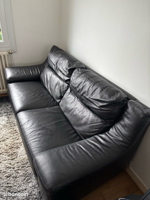 Canapé cuir (image 2)