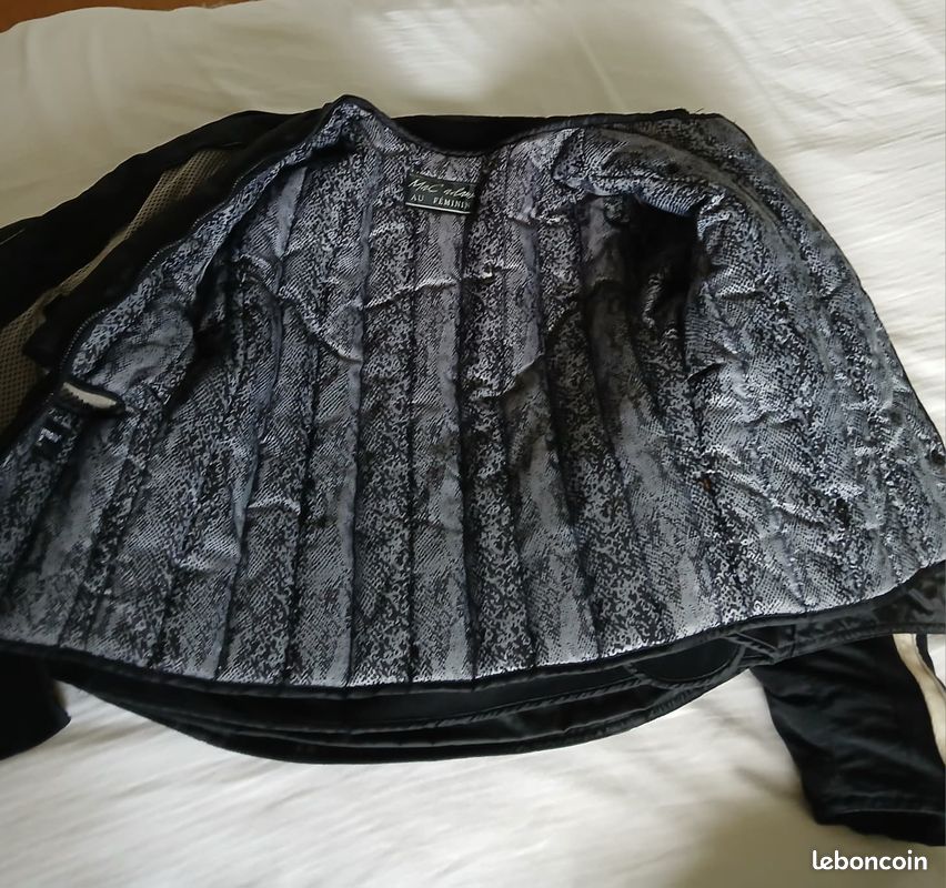 Blouson moto femme, Taille "S" (image 3)