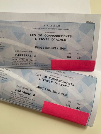 Billetterie, billet train et places de concert Toute la France - leboncoin
