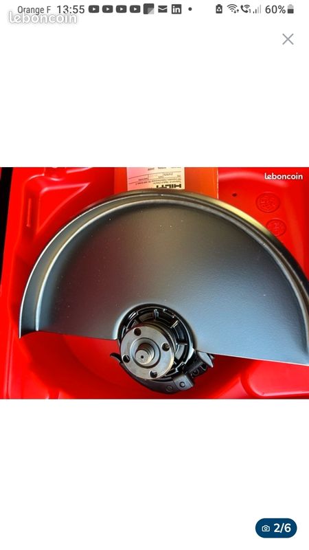 Hilti 36V Lithium-Ion Meuleuse D'angle Sans Fil 6 Po. AG 600 Avec Kwik Lock Outil Seul